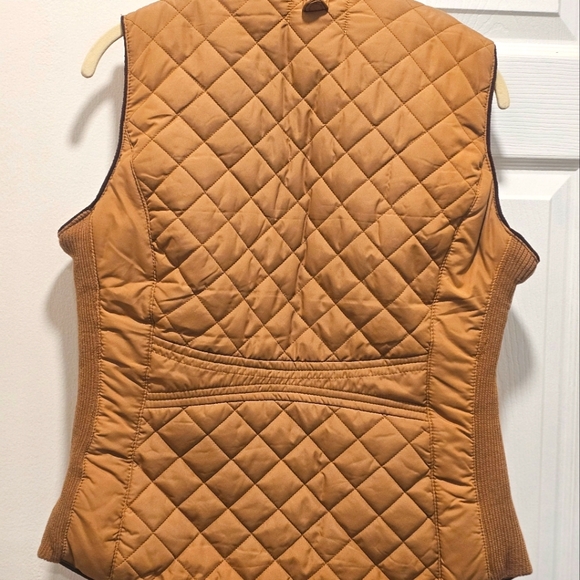 Tan Leather Vest - Size M - Auline Collection - Picture 3 of 3